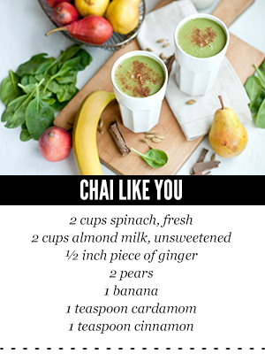 Try a delicious Chai this morning.  